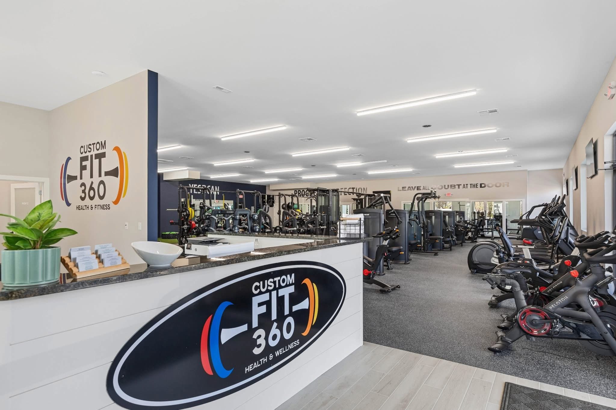 CustomFit360 front desk and training facility